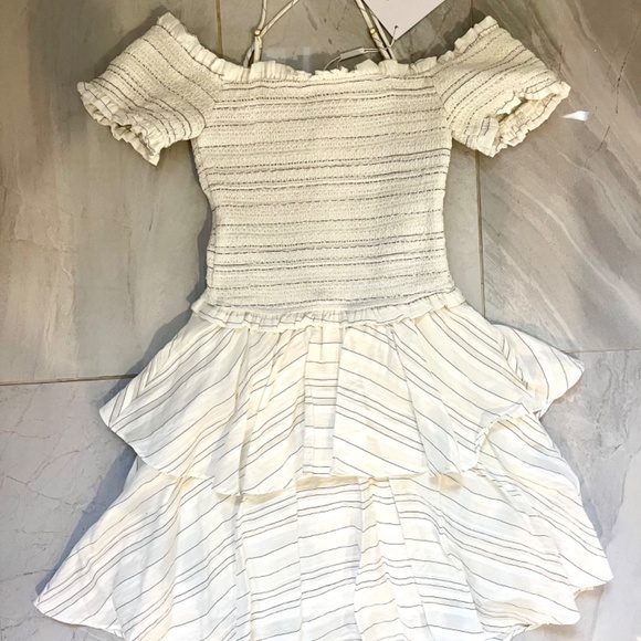 Lavinia White Off Shoulder Elliatt Dress size S - Picture 3 of 3